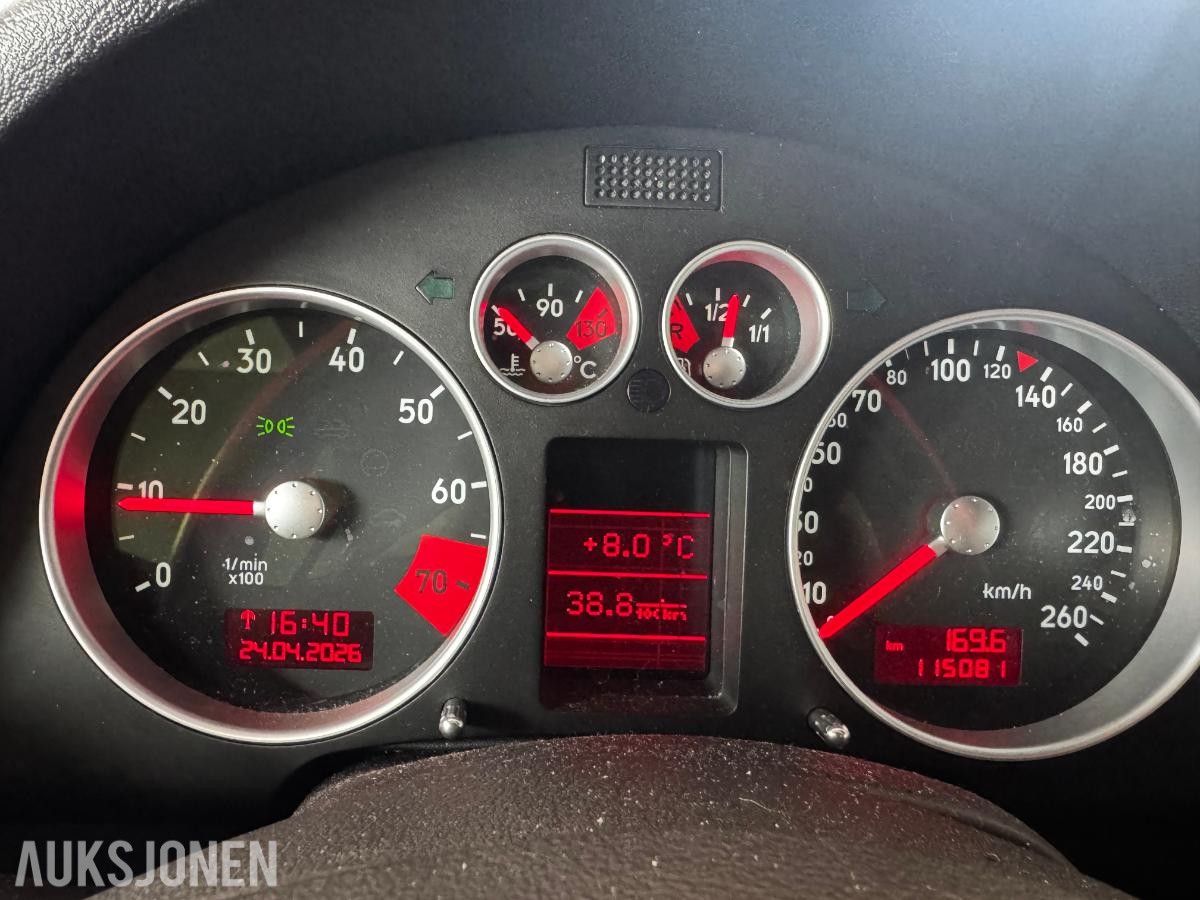2002 Audi TT 1.8 QUATTRO, 115100km, Skinninteriør