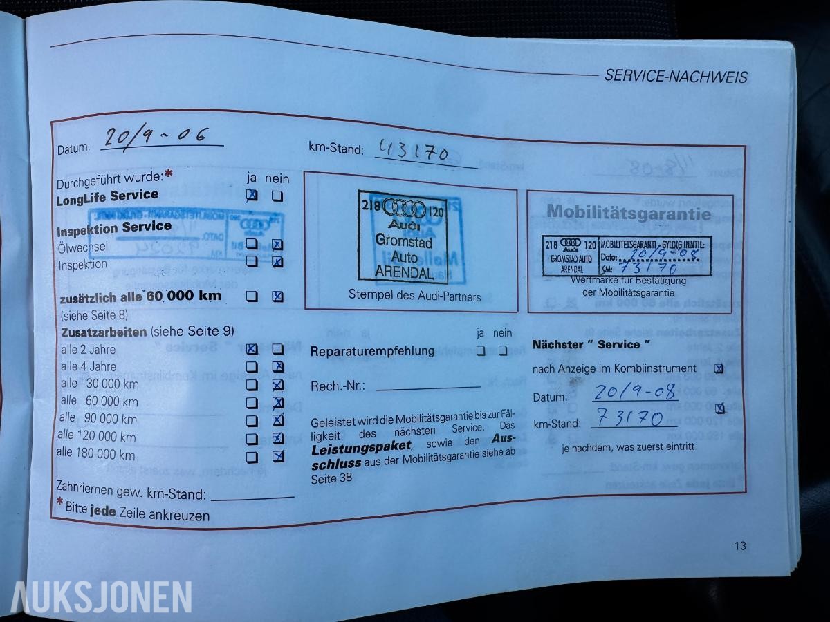 2002 Audi TT 1.8 QUATTRO, 115100km, Skinninteriør