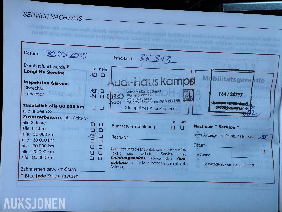 2002 Audi TT 1.8 QUATTRO, 115100km, Skinninteriør