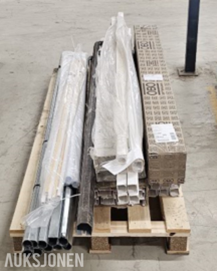 Plast og metall kabelkanaler 40x40mm,40x60mm...