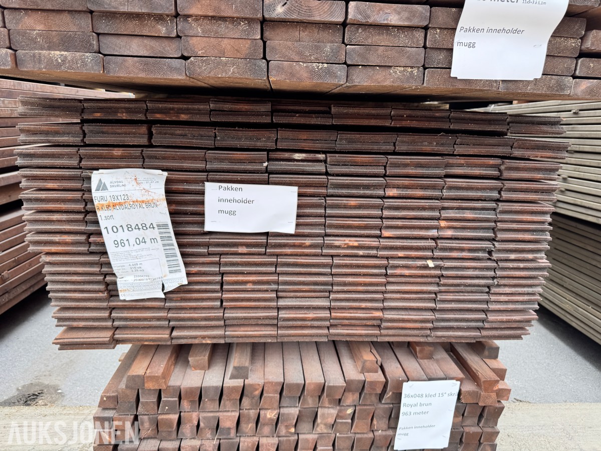 1 pakke royal kledning 19x123 mm