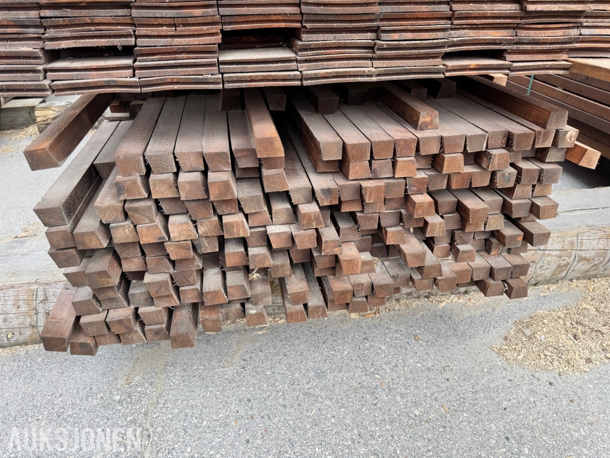 1 pakke Royal brun kledning-lekt 36x48 mm 15 grader