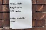 1 pakke Royal kledning lekt 48x73 mm 