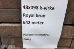 1 pakke Royal konstruksjonsvirke 48x98 mm 