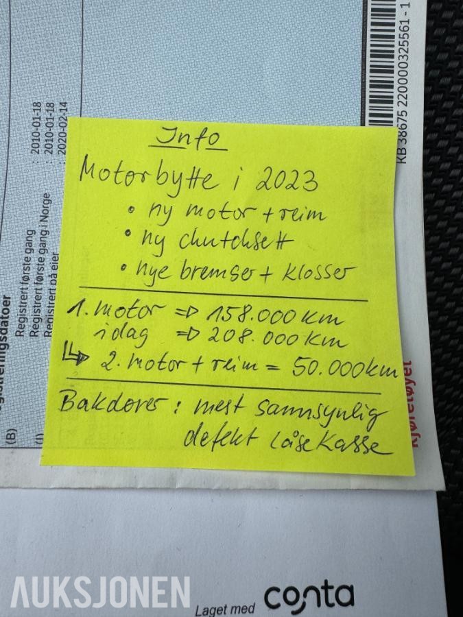 2010 Audi A3, A3 2.0L - 140HK, 208295km - Rep Objekt