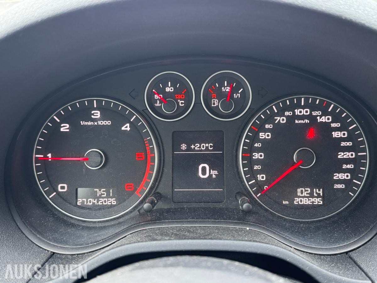2010 Audi A3, A3 2.0L - 140HK, 208295km - Rep Objekt