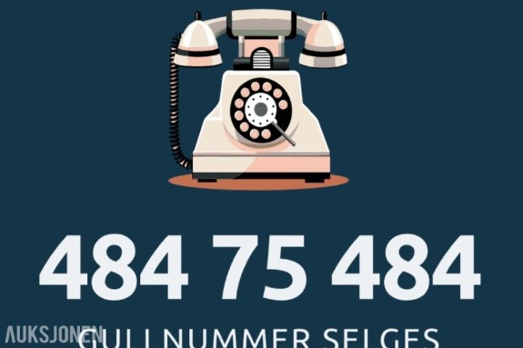 Enkelt telefonnummer - *484 75 484* SELGES