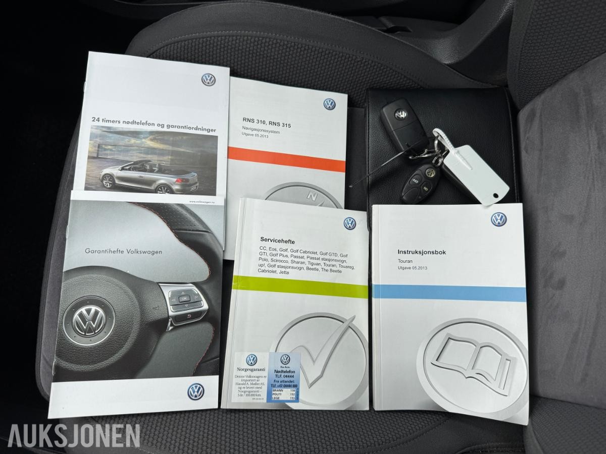 2014 Volkswagen Touran, 2.0L - 140hk, 179761km - Rep objekt