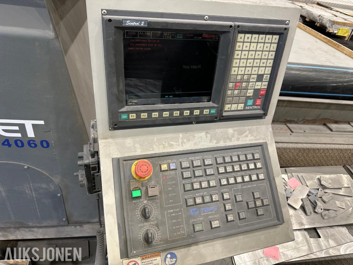2008 TOPS SUPERJET SJA-4060 Waterjet Vannskjæremaskin