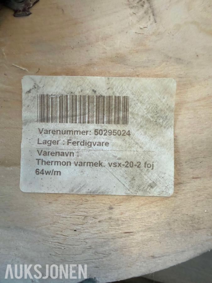 2700+ meter selvregulerende varmekabler / industrikabler på tromler