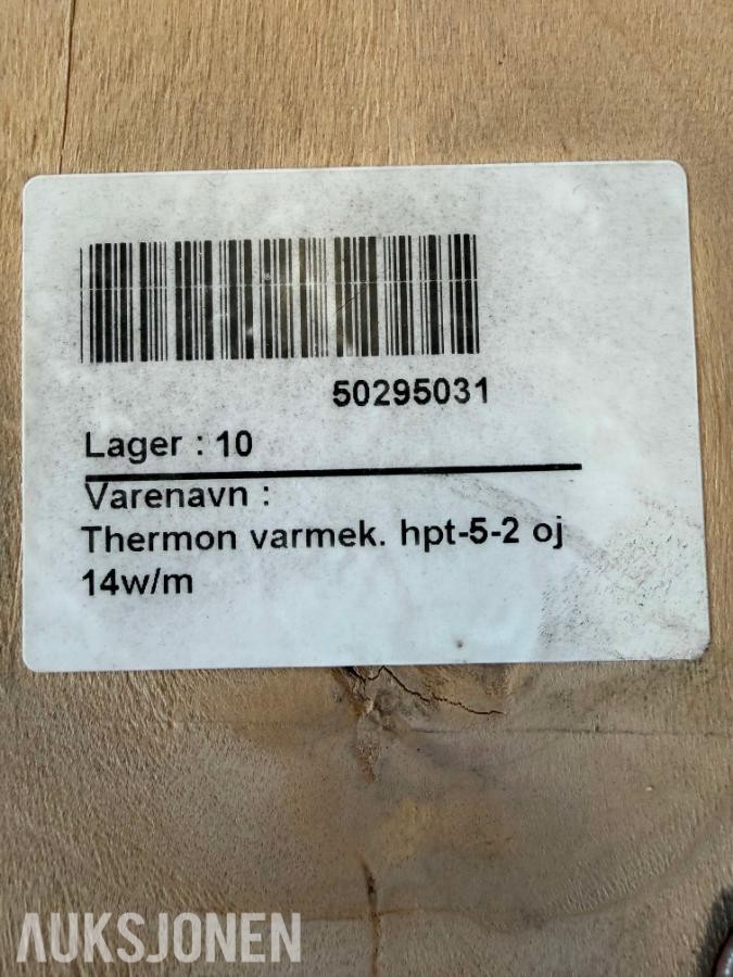 2700+ meter selvregulerende varmekabler / industrikabler på tromler