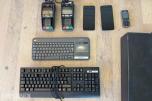 Kassasystem, PC'er, nettverksutstyr, 22 kameraer, speilrefleks, smarttelefoner, med mer