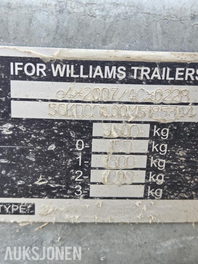 2021 Ifor Williams TT3017 tipphenger