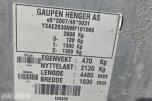 2021 Gaupen E2630N Varehenger-2600kg