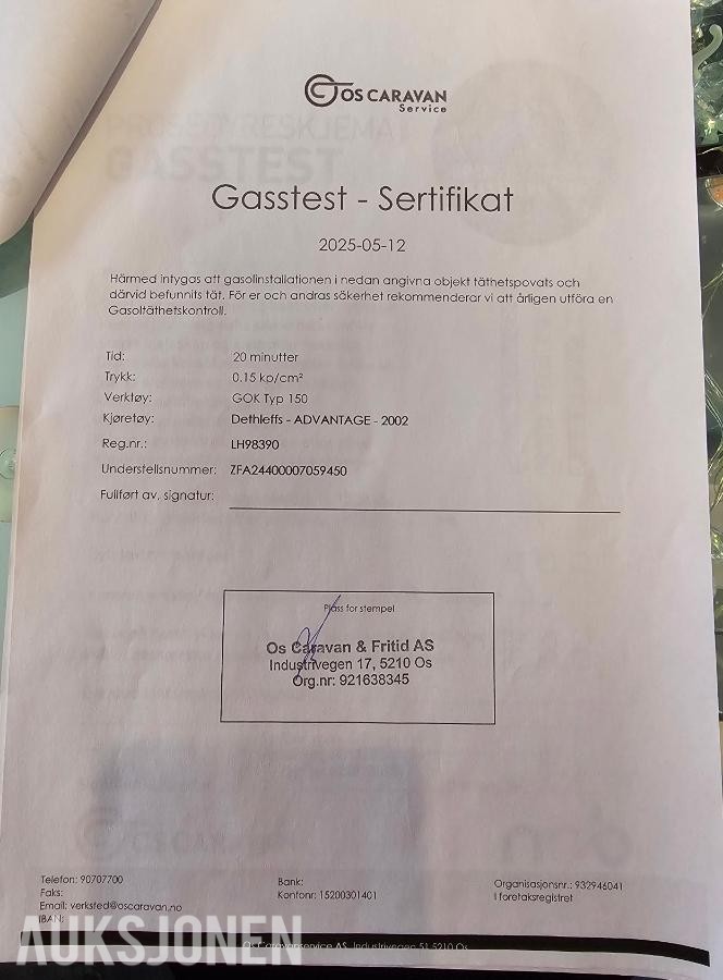 2002 Dethleffs Campingbil 6 sitteplasser 6 soveplasser støtteben