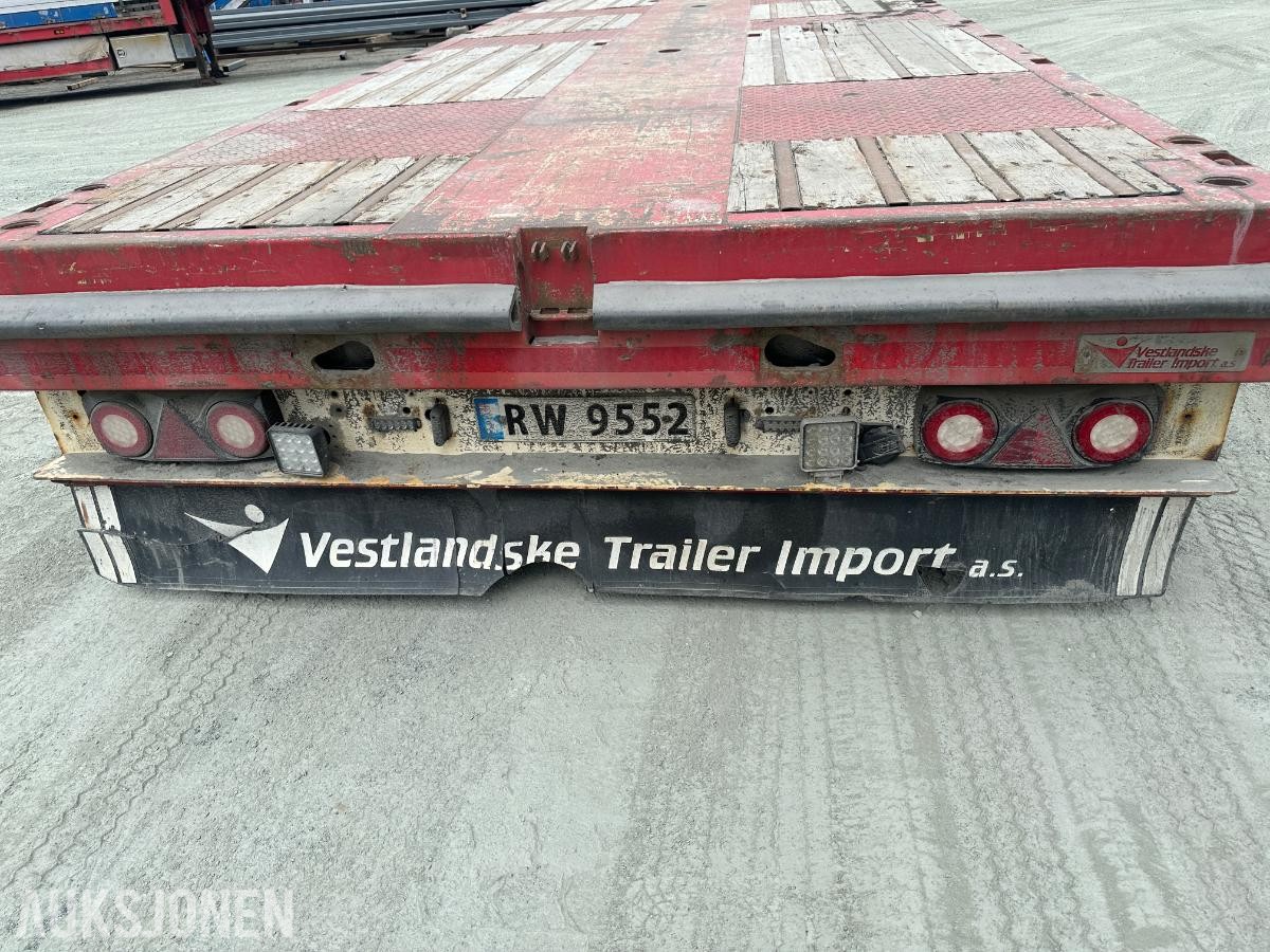 HRD Jumbosemi – 3 akslet – uttrekkbar (6 meter)