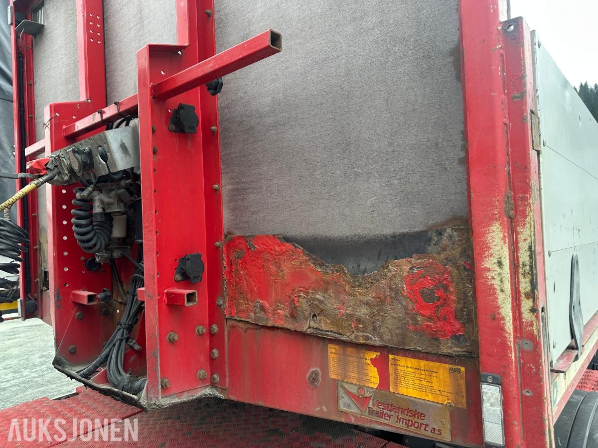 HRD Jumbosemi – 3 akslet – uttrekkbar (6 meter)