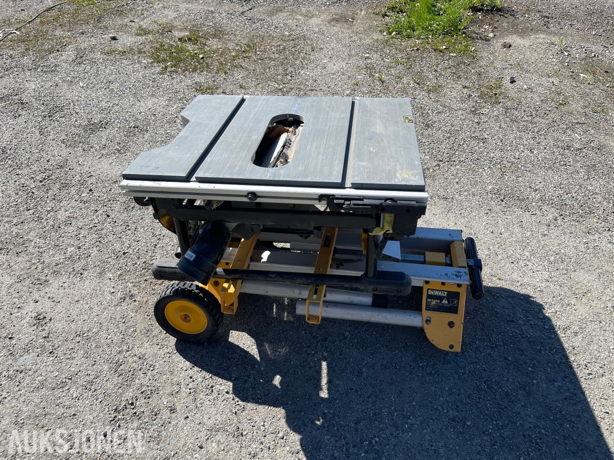 DeWalt bordsag DWE7492 med stativ