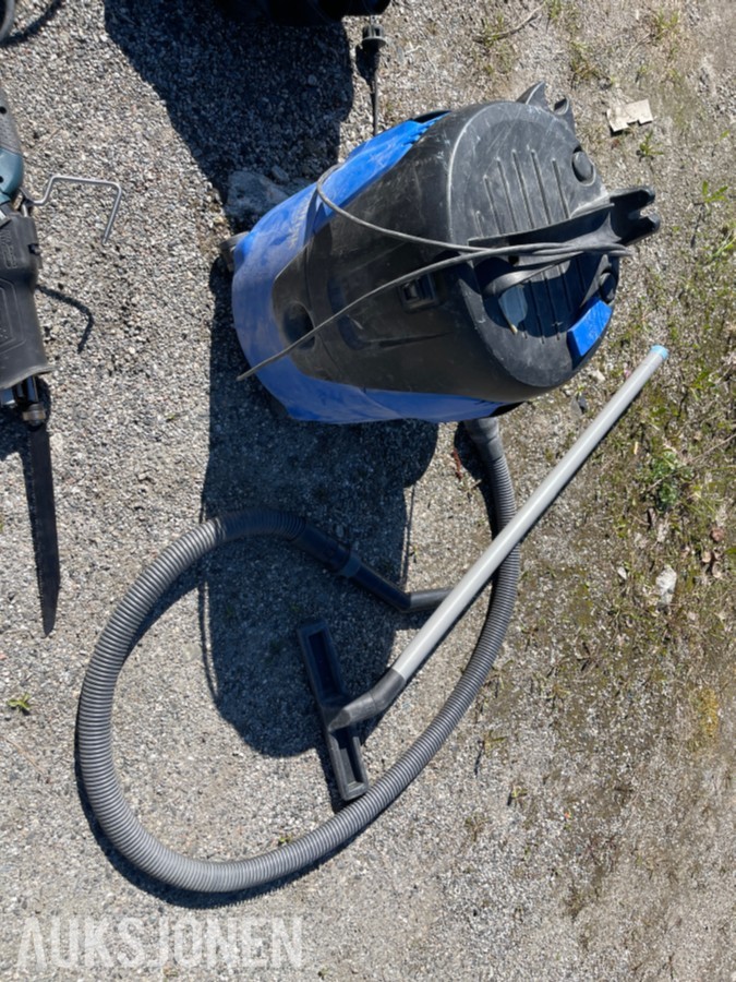 Stor verktøypakke – Bosch, DeWalt, Nilfisk m.m.