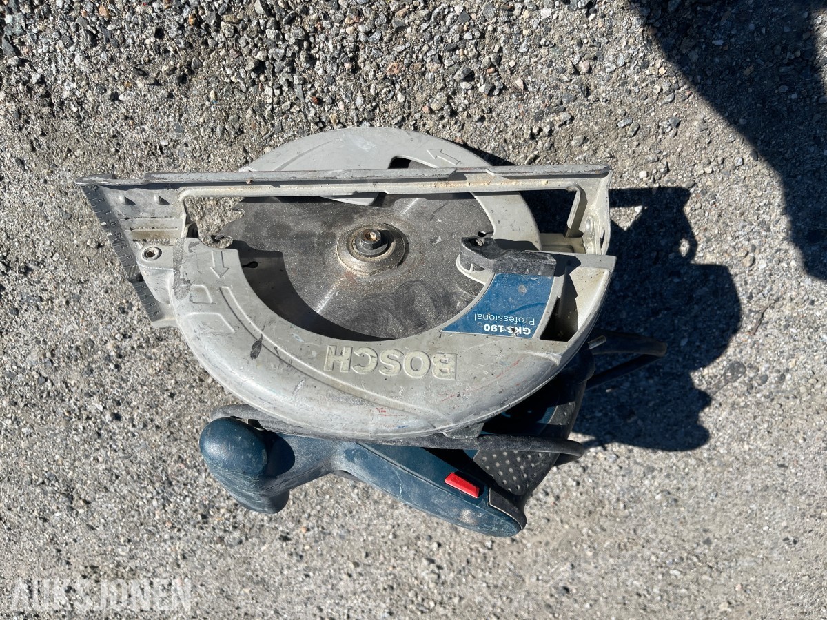 Stor verktøypakke – Bosch, DeWalt, Nilfisk m.m.
