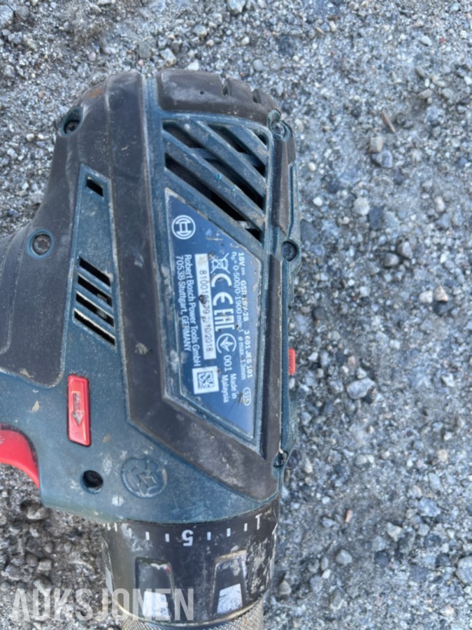 Stor verktøypakke – Bosch, DeWalt, Nilfisk m.m.