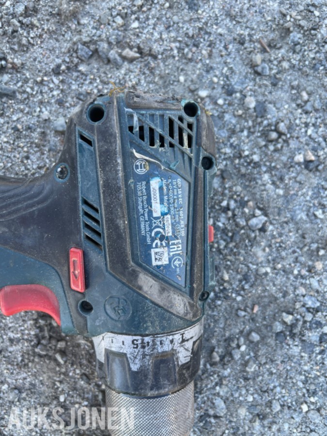 Stor verktøypakke – Bosch, DeWalt, Nilfisk m.m.