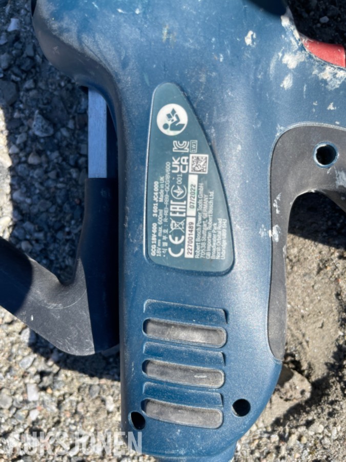 Stor verktøypakke – Bosch, DeWalt, Nilfisk m.m.