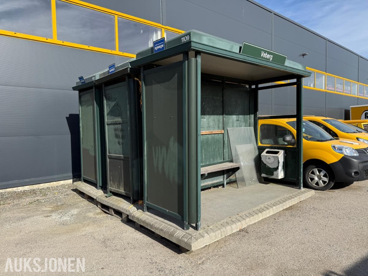 Leskur/ buss skur - 1 stk.