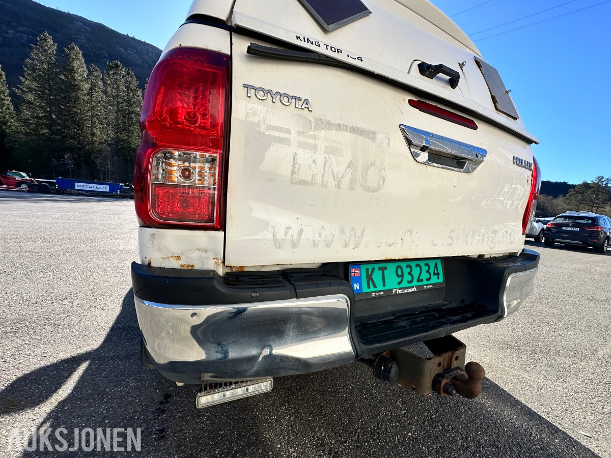 2016 Toyota HILUX 2.4-150 D 4WD - arbeidsbil / prosjekt