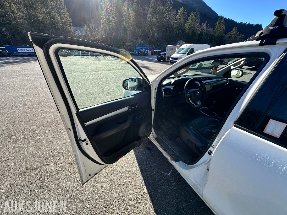 2016 Toyota HILUX 2.4-150 D 4WD - arbeidsbil / prosjekt