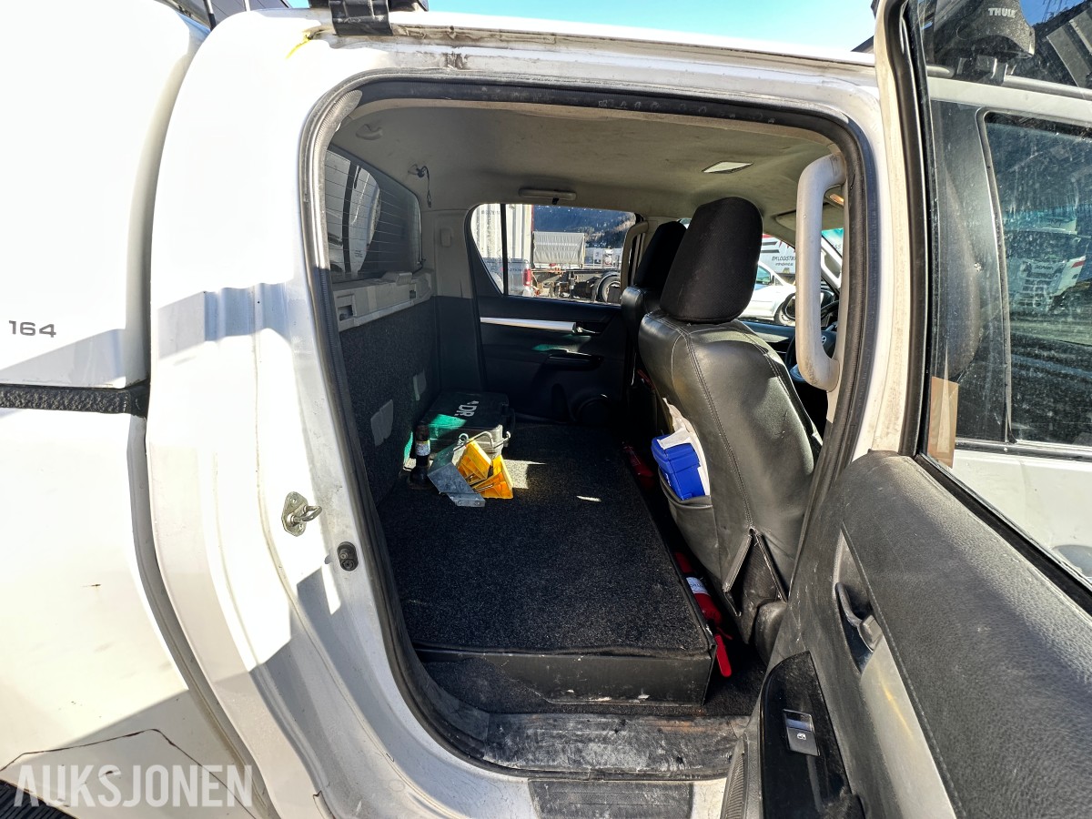 2016 Toyota HILUX 2.4-150 D 4WD - arbeidsbil / prosjekt
