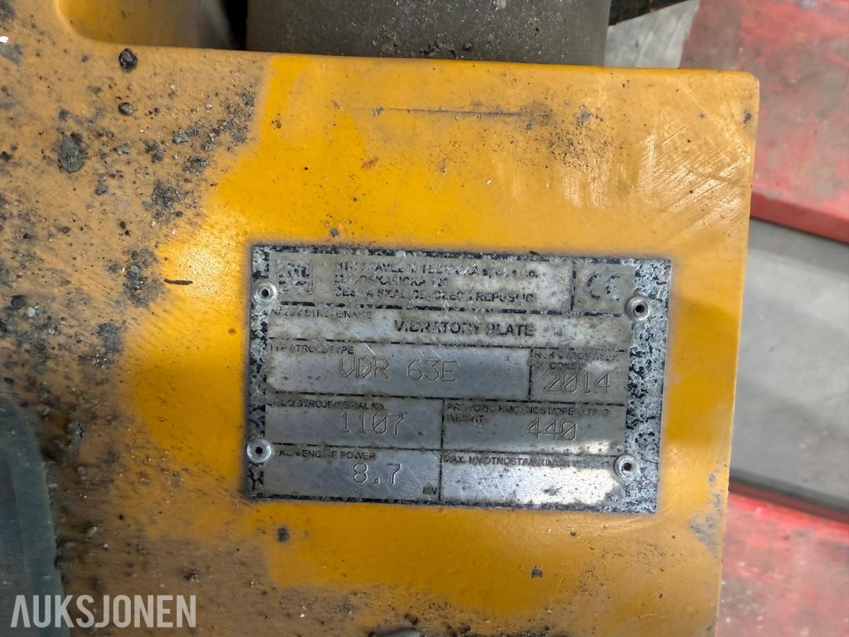 2014 NTC VDR63E vibroplate - rep.objekt.