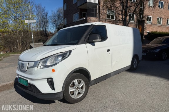 2020 Maxus e-Deliver 3 LWB 52,5kWh 122hk, automat, s+v hjul, ryggekamera, EU, cruisekontroll