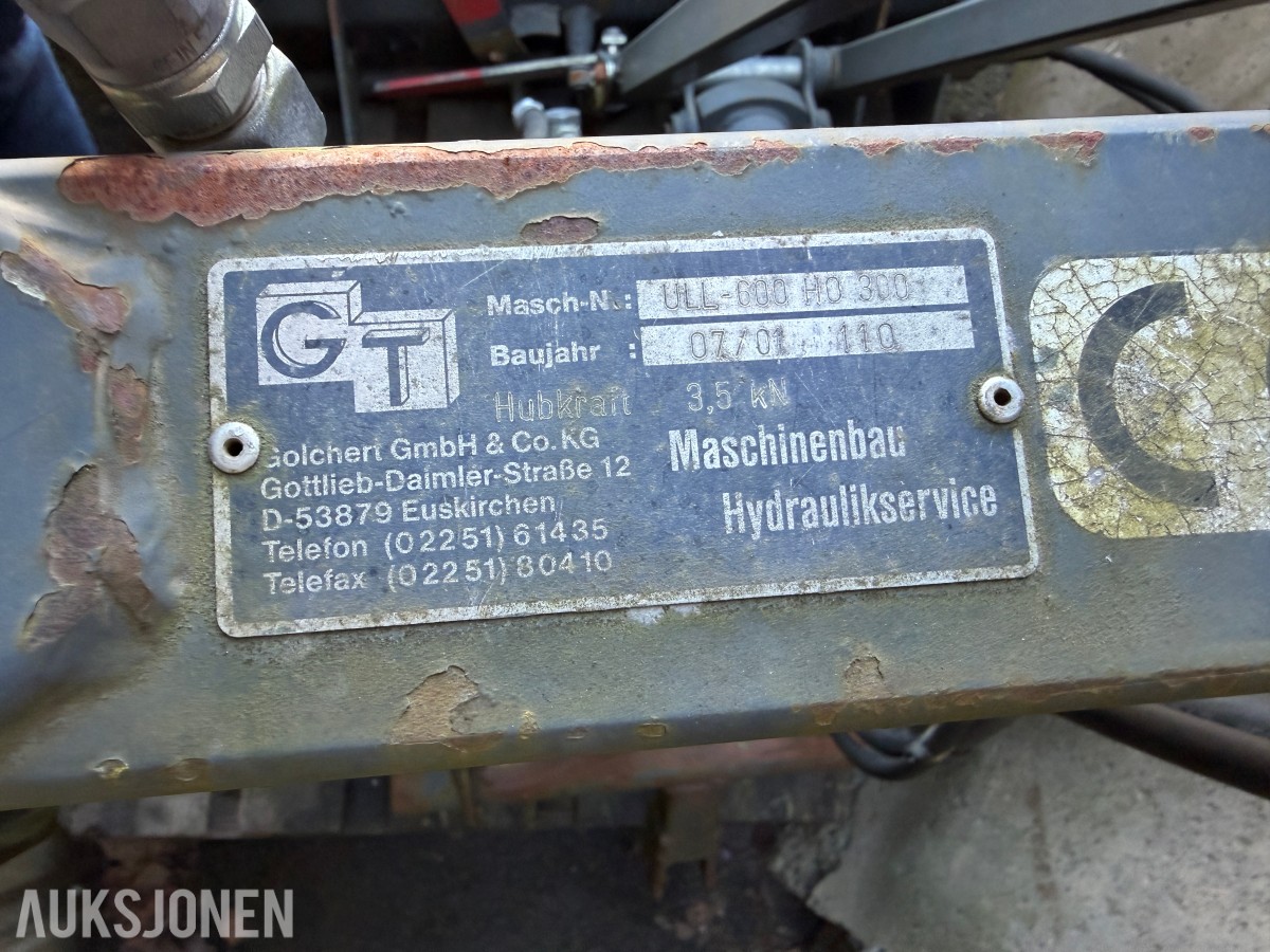 Golchert Maschinenbau frontlaster med pallegafler/ skuffe