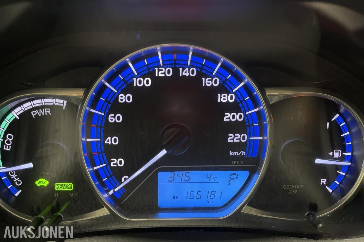 2015 Toyota Yaris, 1,5 Hybrid Active e-CVT Historikk, 166789km