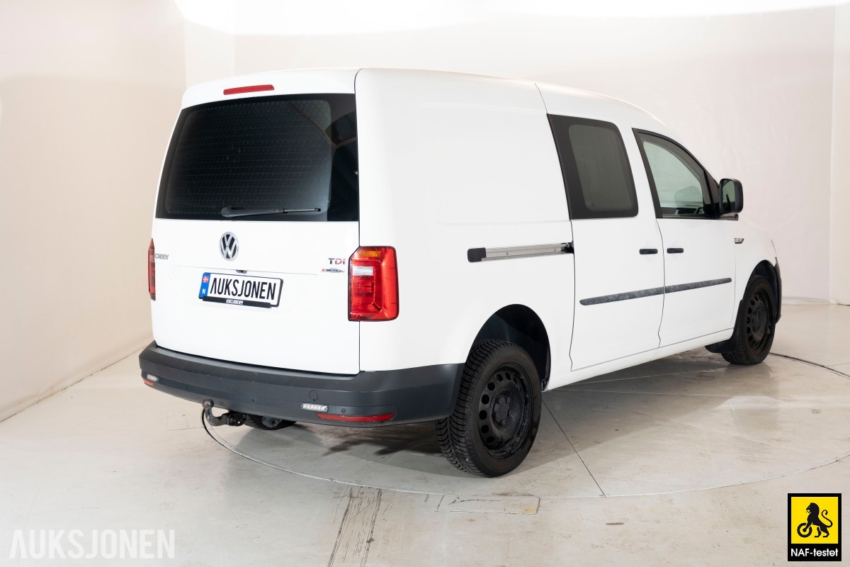 2018 Volkswagen Caddy Maxi 150HK TDI DSG 4MOTION HENGERFESTE VARMER KAMERA