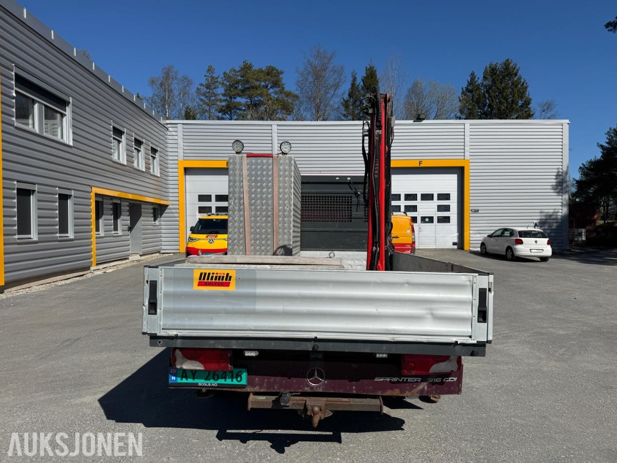 2015 Mercedes-Benz Sprinter 316 CDI/43 planbil m/kran - rep.objekt.