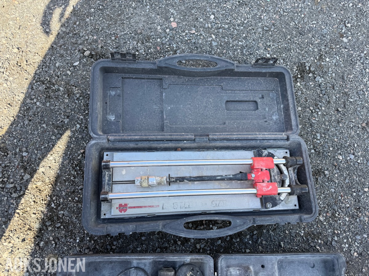 Verktøypakke – Milwaukee, Hilti, Makita + byggstrøm fordelere