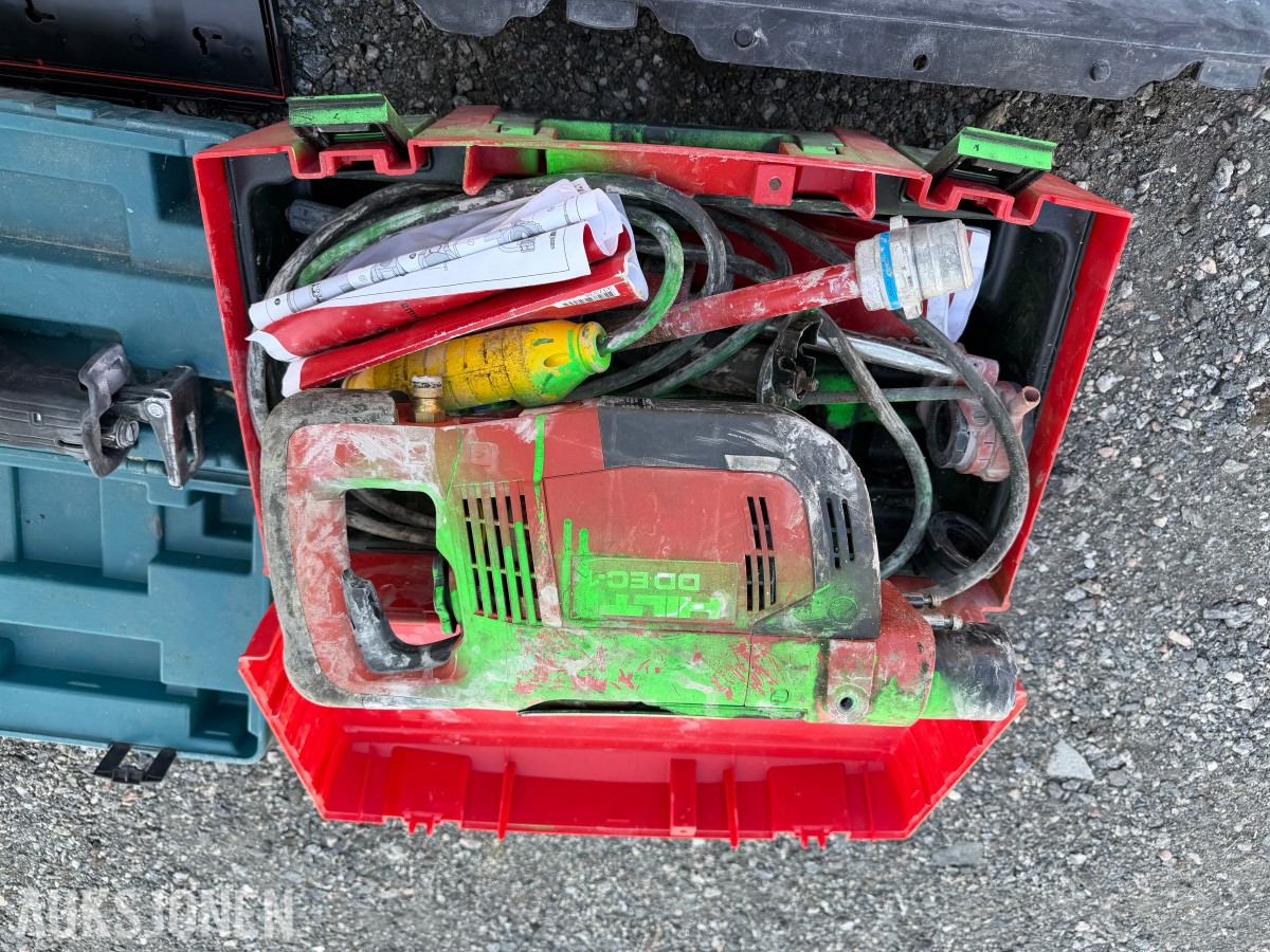Verktøypakke – Milwaukee, Hilti, Makita + byggstrøm fordelere