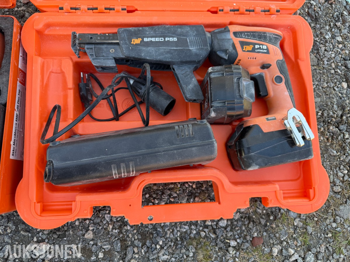 Paslode spikerpistol - Fein MultiMaster - Spit Speed P55 spikerpistol