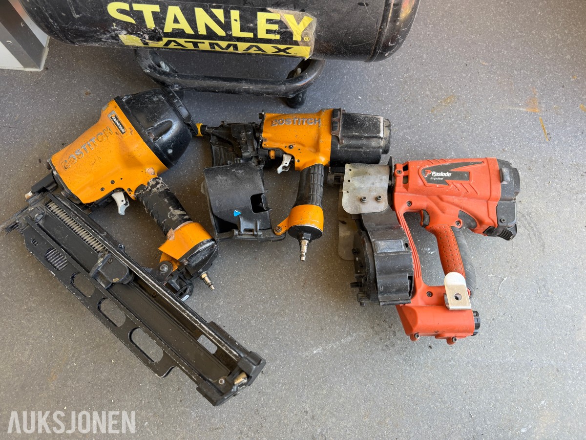 Kompressor - spikerpistoler - Bostitch - Paslode