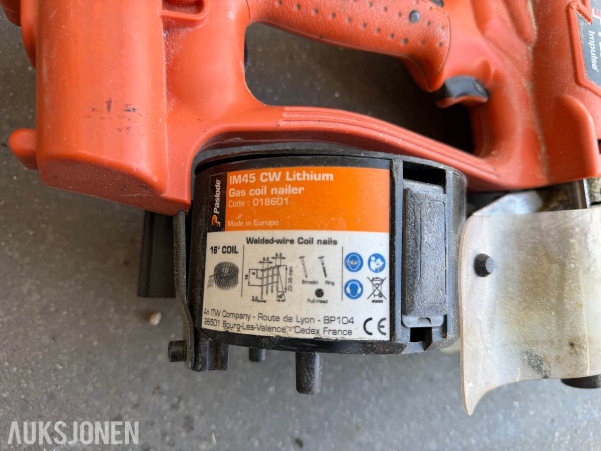 Kompressor - spikerpistoler - Bostitch - Paslode