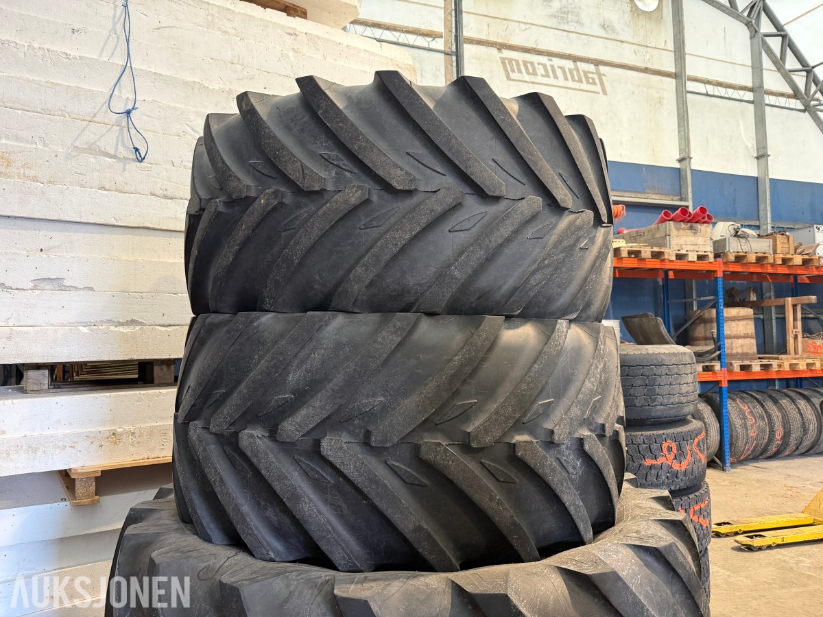 2 stk Michelin VF 600/60R28 traktordekk