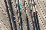 Diverse fiskeutstyr – sneller, stenger, pilker og sluker
