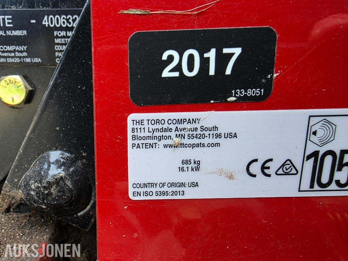 Toro Z Master 7000 – 2017 modell – diesel – ca. 1.300 timer