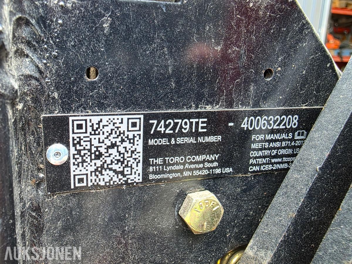 Toro Z Master 7000 – 2017 modell – diesel – ca. 1.300 timer