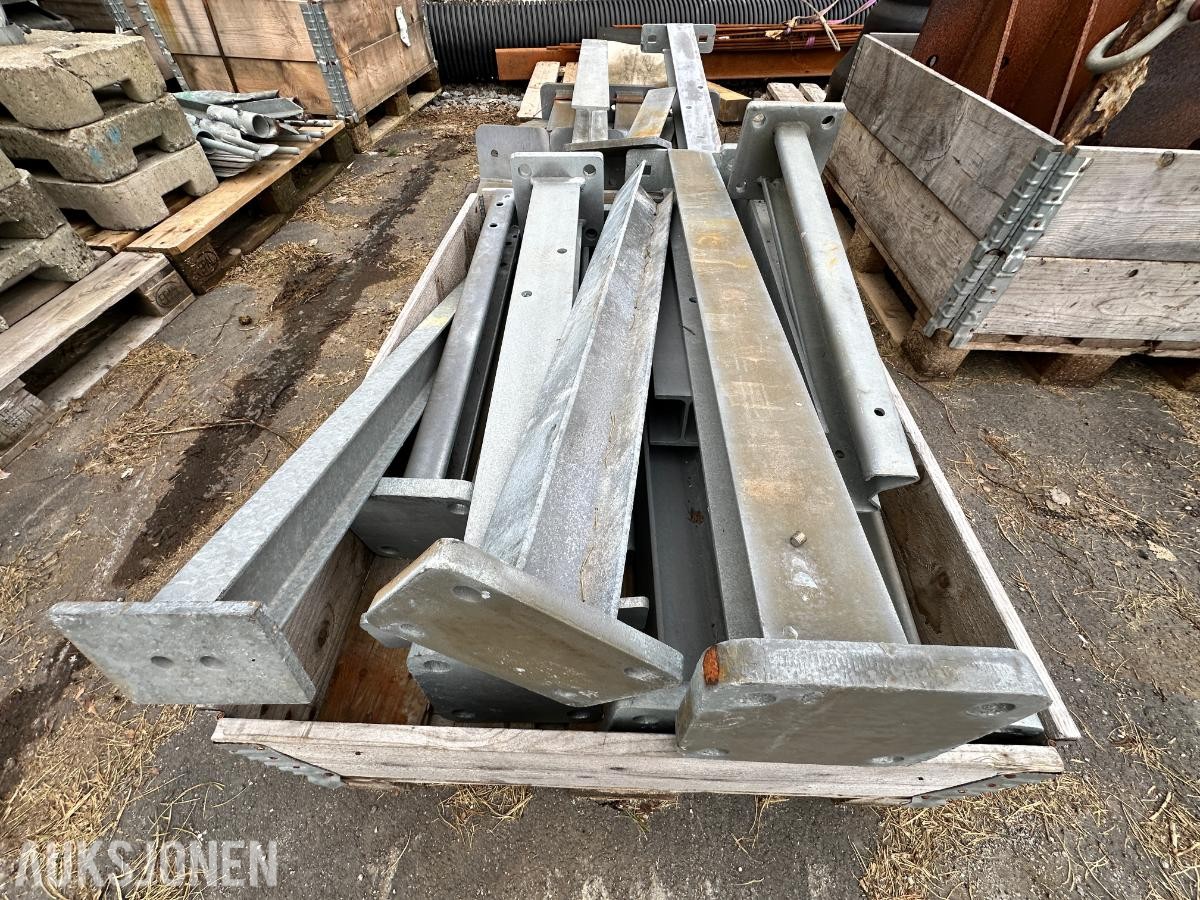 Autovern / stålrekkverk – komplett med festemateriell