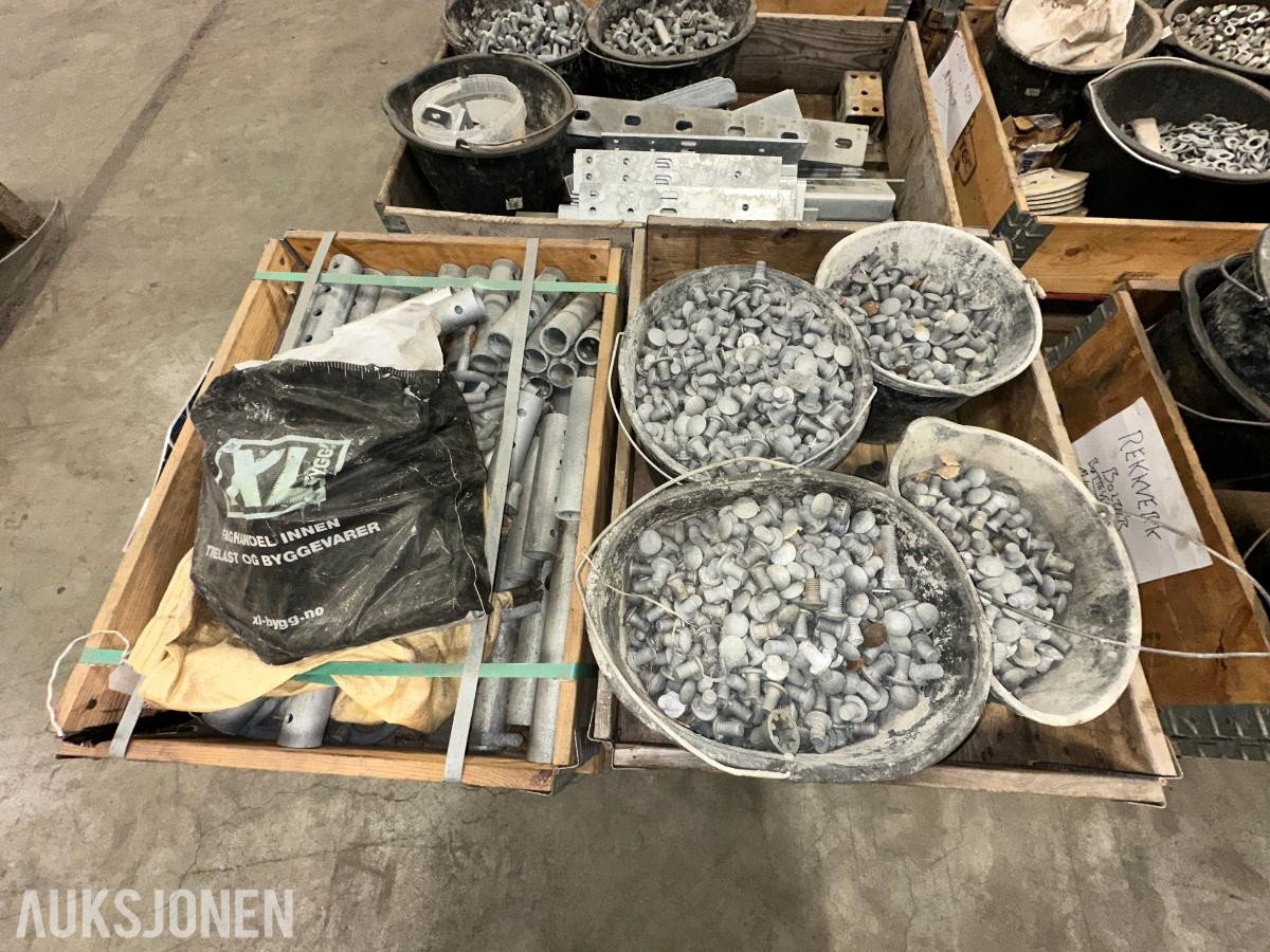 Autovern / stålrekkverk – komplett med festemateriell