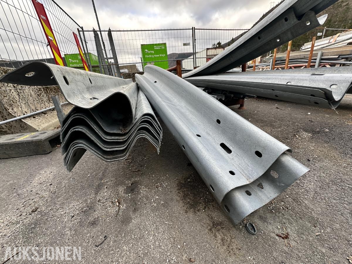 Autovern / stålrekkverk – komplett med festemateriell