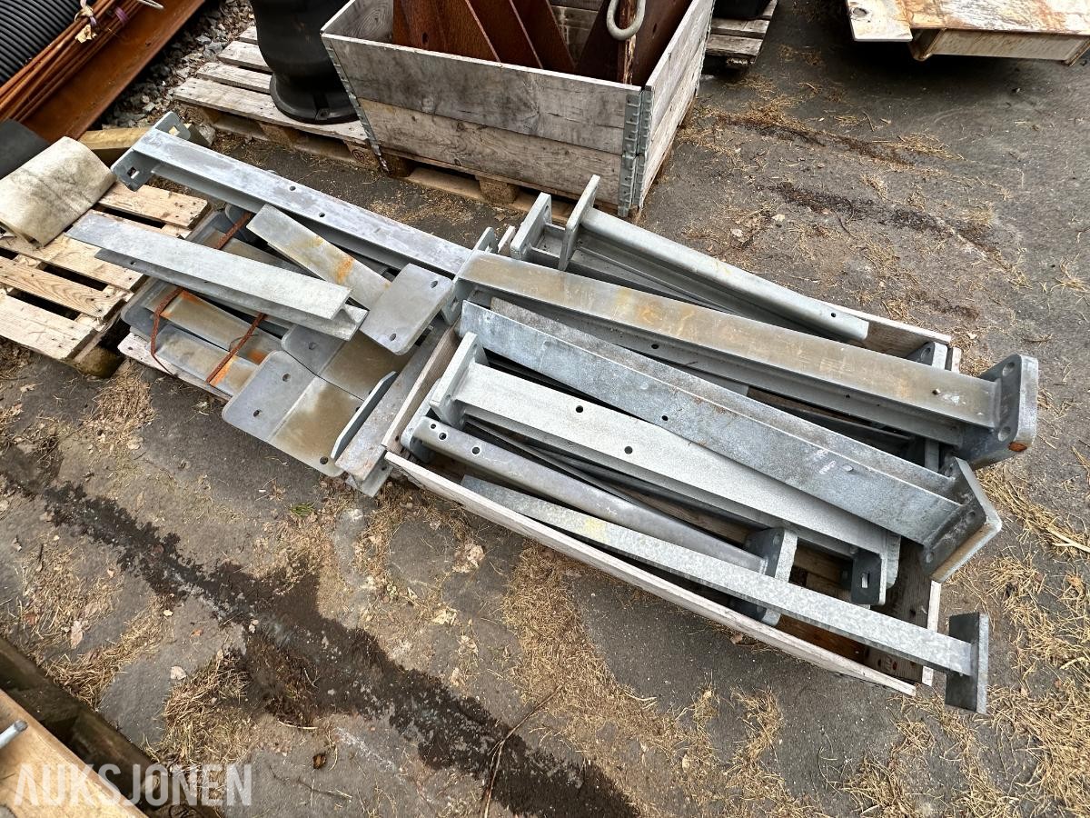 Autovern / stålrekkverk – komplett med festemateriell